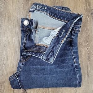 American Eagle Outfitters Dark Wash Jegging Denim Jeans Size 10 Regular Waist 29